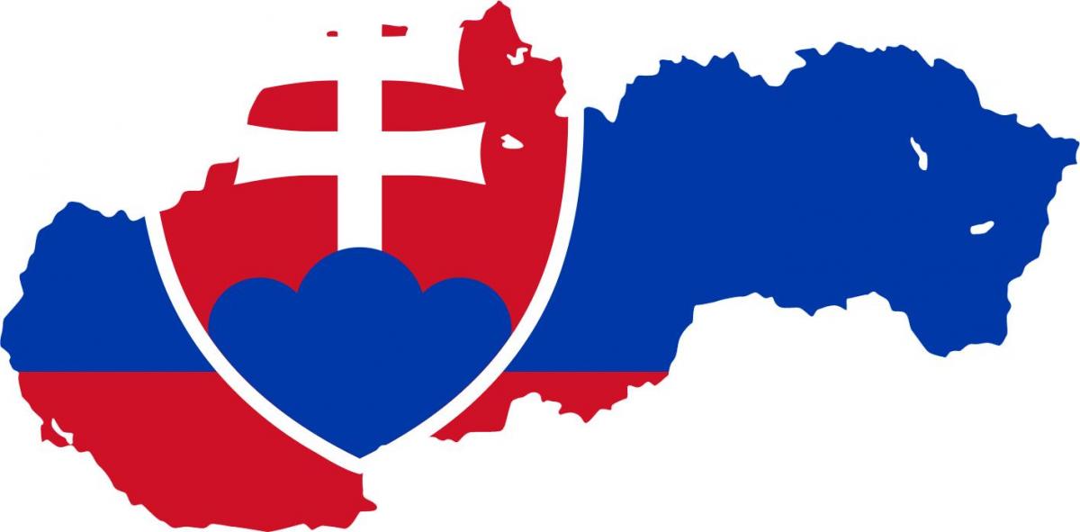 карты Словакии флаг